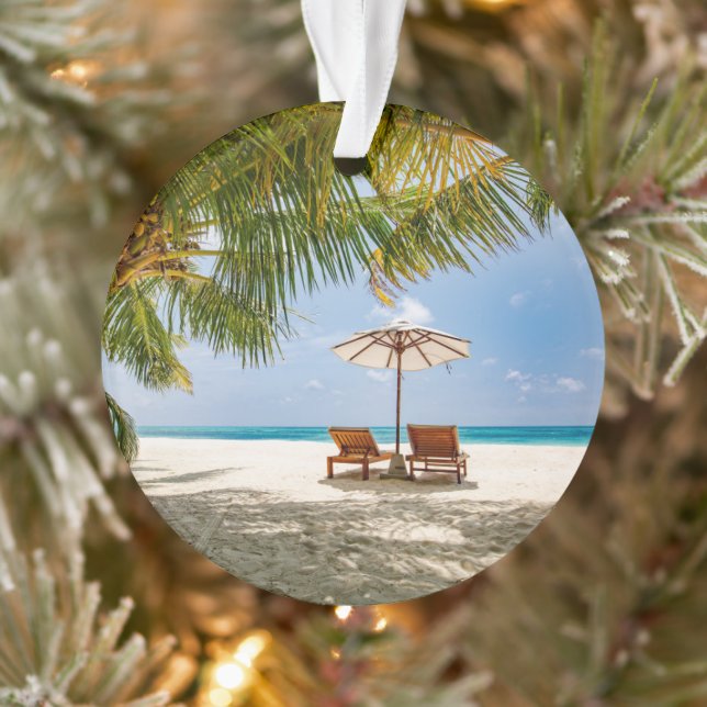 Tropical Beaches | Beach Dominican Republic Ornament (Baum)