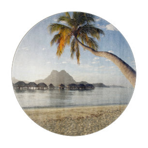 Tropical Beaches Beach Huts Schneidebrett