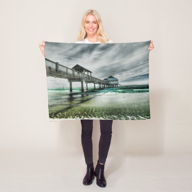 Tropical Beaches | Clearwater Florida Fleecedecke (Beispiel)