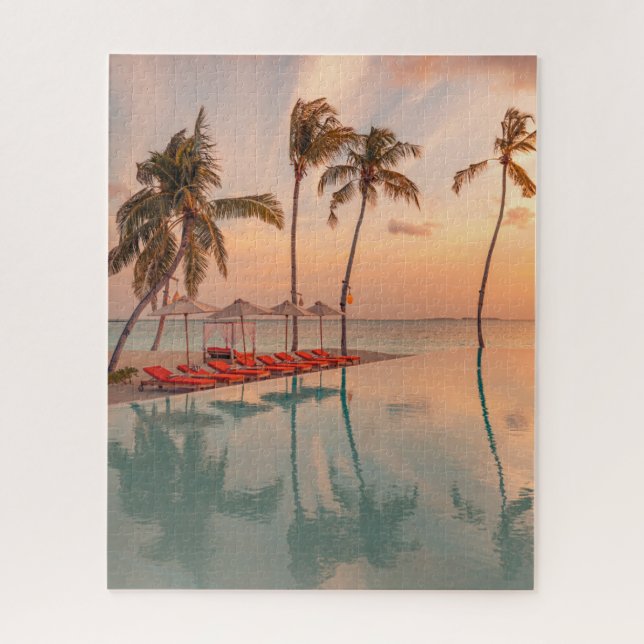 Tropical Beaches | Maldives Tropical Beach & Pool (Vertikal)