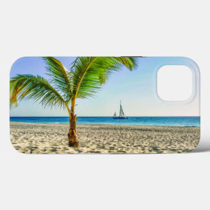 Tropical Beaches Sailboat, Palm Tree, Aruba Case-Mate iPhone Hülle