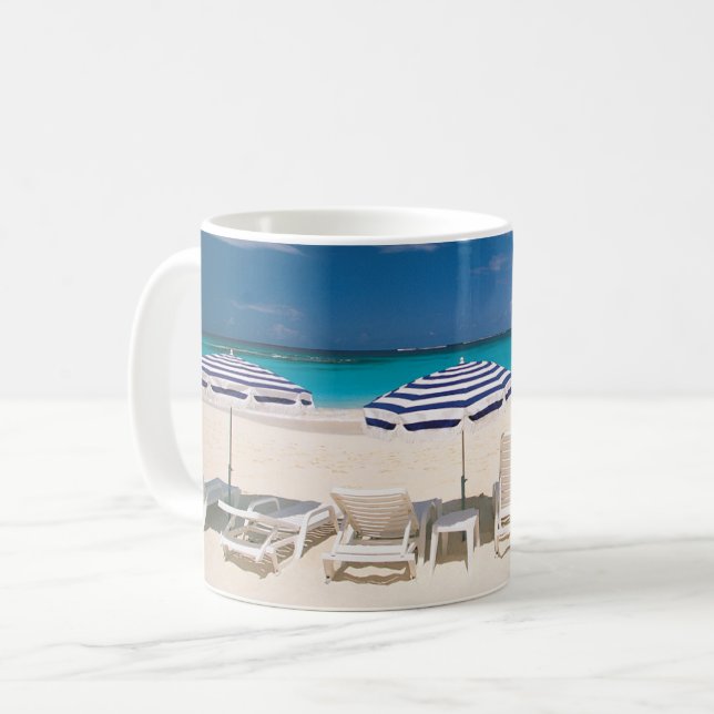 Tropical Beaches Tropical Beach | Anguilla Kaffeetasse (Vorderseite Links)