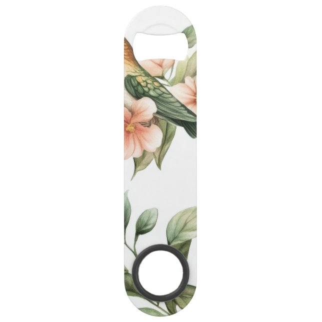 Tropical Bird Bottle Opener Speed Flaschenöffner (Vorderseite)