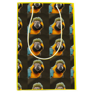 Tropical Bird Custom Gift Bag Mittlere Geschenktüte