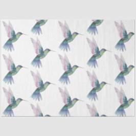 Tropical Bird Series: Hummingbird Design 2 Seidenpapier