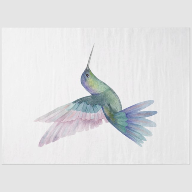 Tropical Bird Series : Hummingbird Seidenpapier (Vorderseite)