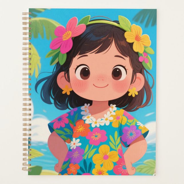 Tropical Bloom Dreams Planner Planer (Vorderseite)