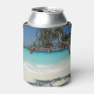 Tropical Blue Ocean Beach Scene Foto Dosenkühler