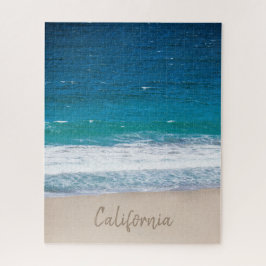 Tropical Blue Ocean Waves Custom California Beach