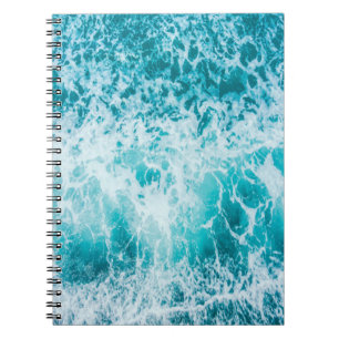 Tropical Blue Ocean Waves Notizblock