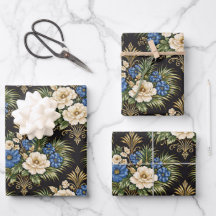 Tropical Blue Palm Floral