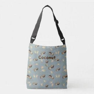 "Tropical Boho Coconut Pattern" Tragetaschen Mit Langen Trägern