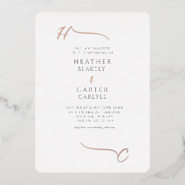 Tropical Boho Moderne Highlights Folieneinladung