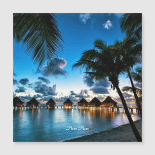 Tropical Bora Bora Magnetkarte