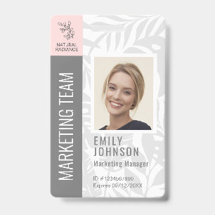 Tropical Botanicals Pink Beauty Foto & Logo-Mitarb Ausweis