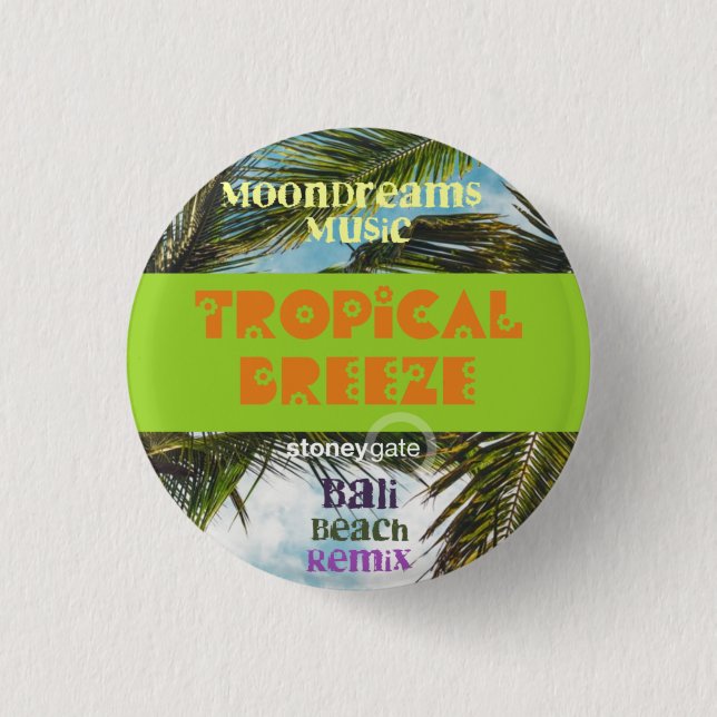 Tropical Breeze Bali Beach Button (Vorderseite)
