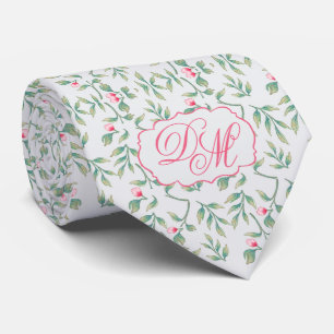 Tropical Breeze & Camilia Rose Cravate de couleur