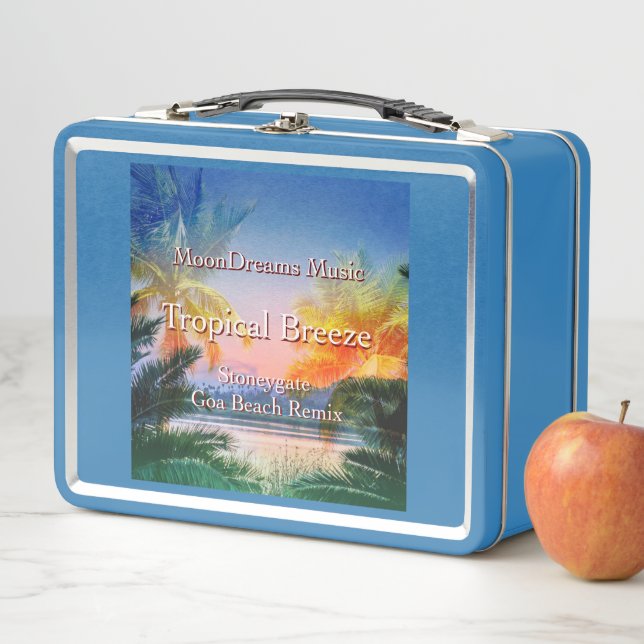 Tropical Breeze Goa Beach Metall Brotdose (Beispiel)