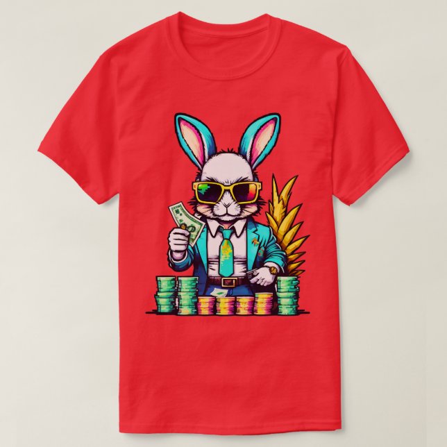 Tropical Bunny Treasure TShirt (Design vorne)