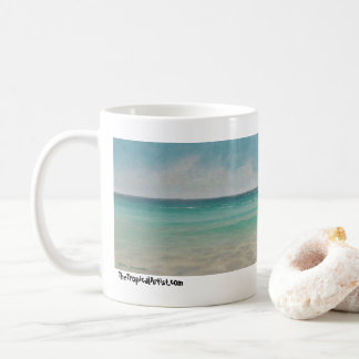 Tropical Caribbean Beach Paradise Kaffee Tasse