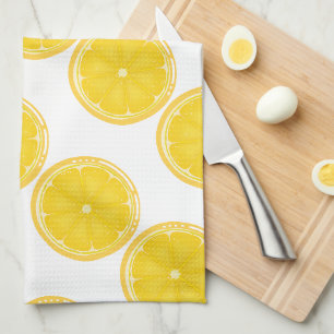 TROPICAL Citrus SUMMER FRUIT Orange lemons Slice  Geschirrtuch