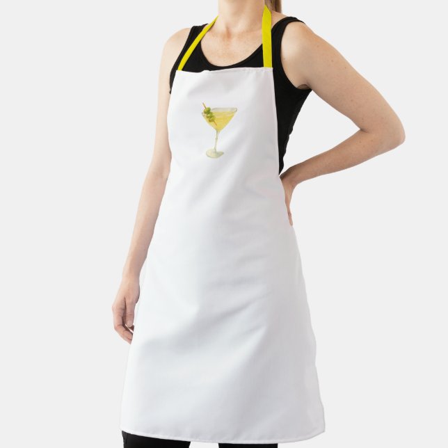 Tropical Cocktail Vibes - Lime Glass Apron Schürze (InSitu)