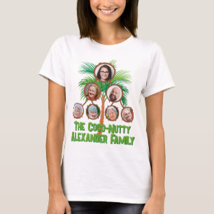 Tropical Coconut Palm Family Tree Wiedersehen T-Shirt