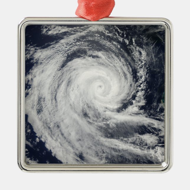 Tropical Cyclone Dianne Ornament Aus Metall (Vorne)