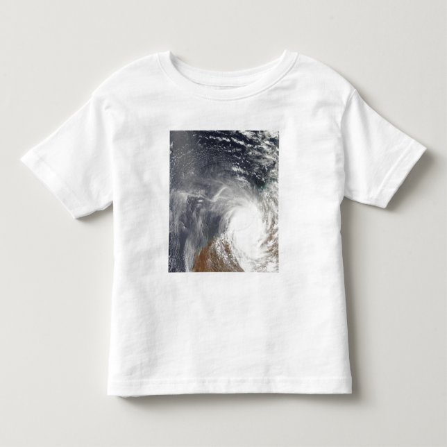 Tropical Cyclone Laurence über Western Australi Kleinkind T-shirt (Vorderseite)