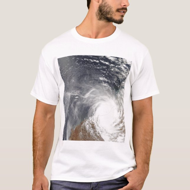 Tropical Cyclone Laurence über Western Australi T-Shirt (Vorderseite)
