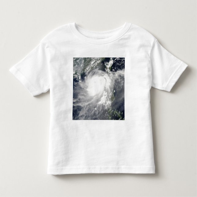 Tropical Cyclone Linfa Kleinkind T-shirt (Vorderseite)