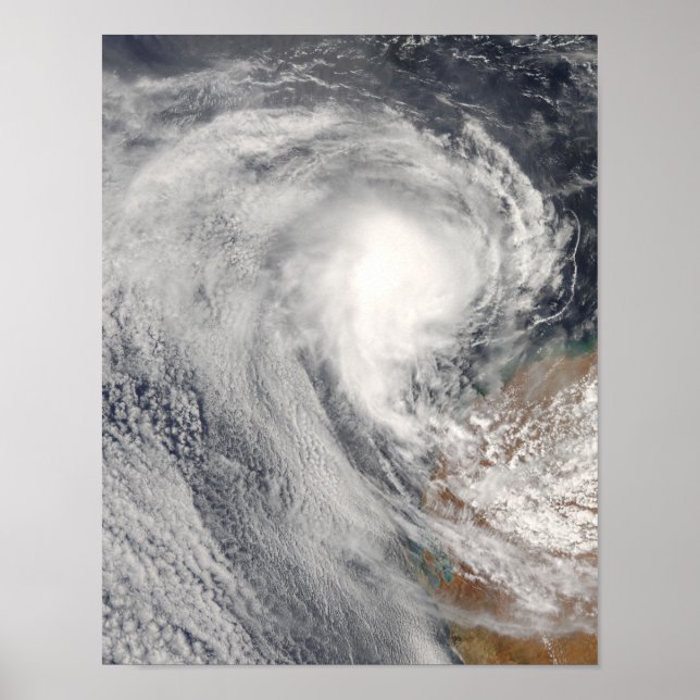 Tropical Cyclone Melanie aus Australien Poster (Vorne)