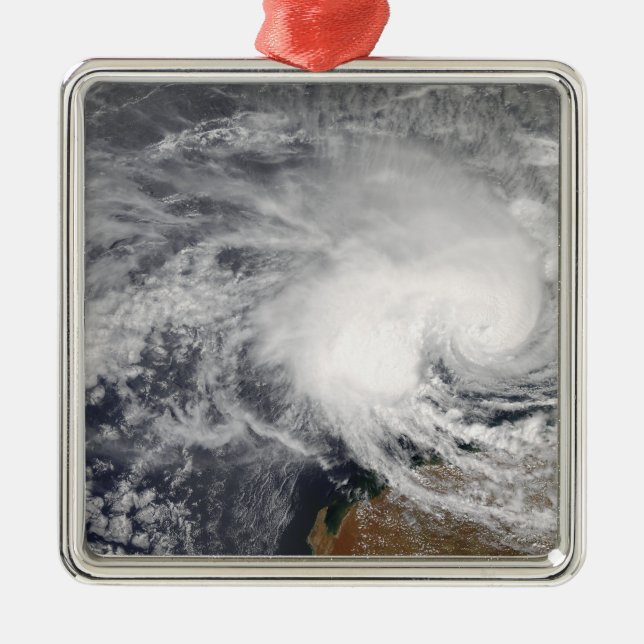 Tropical Cyclone Nicholas aus Australien Ornament Aus Metall (Vorne)