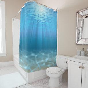 Tropical Deep Blue Sea Duschvorhang