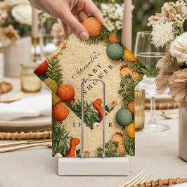 Tropical Dinosaur Theme Baby Shower Serviette