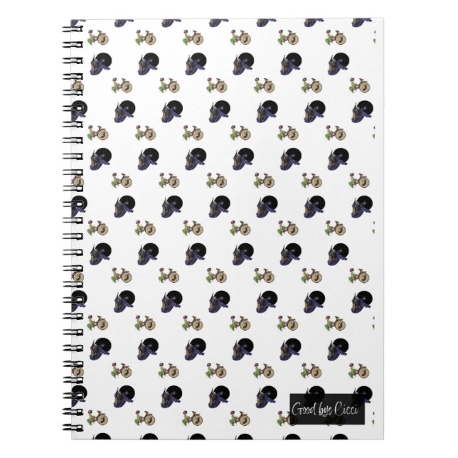 Tropical dreamlike conceptual collage notizblock (Vorderseite)