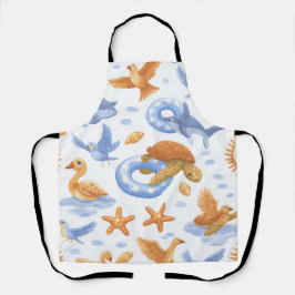 Tropical Dreams All-Over Print Apron Gift Schürze