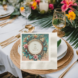Tropical Elegance Coined Luncheon Serviette