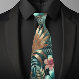 Tropical Elegance Necktie Krawatte