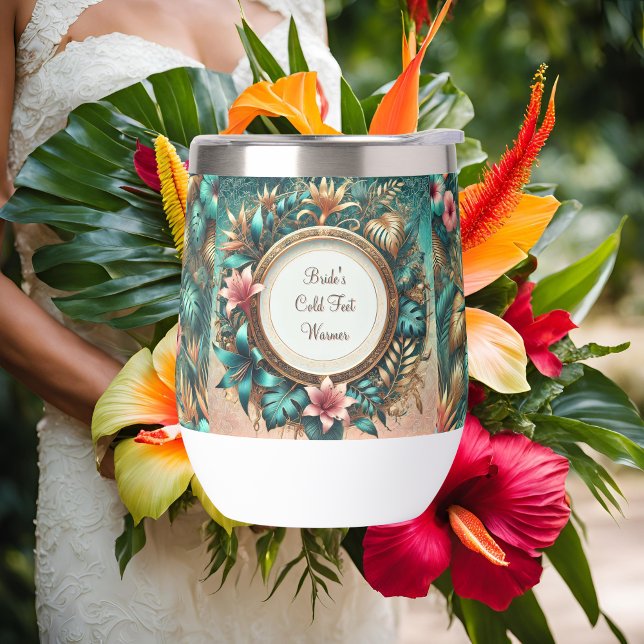 Tropical Elegance Thermal Wine Tumbler (Von Creator hochgeladen)