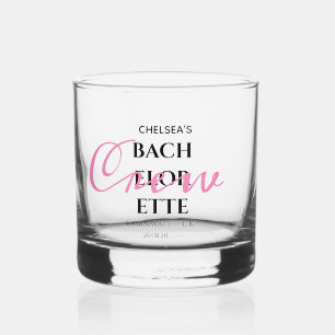 Tropical Exotic Palm Bachelorette Crew Party Whiskyglas