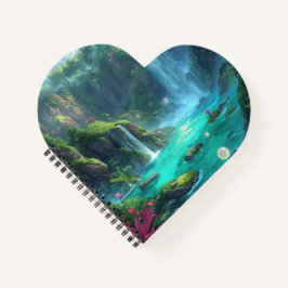 Tropical Falls & Crystal Glow Notizbuch