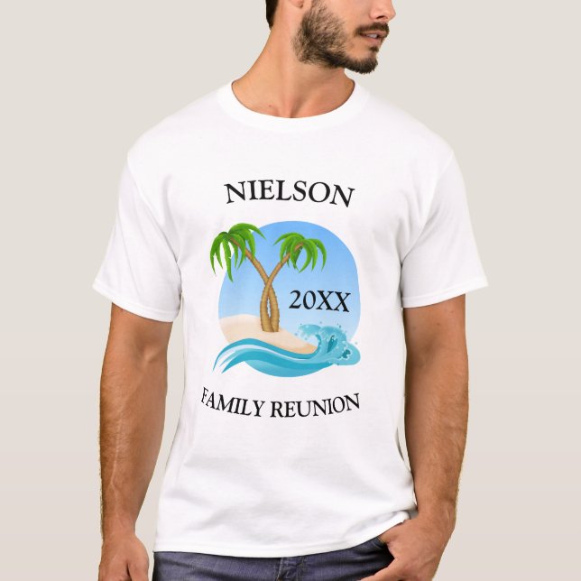 Tropical Family Wiedersehen T - Shirt (Vorderseite)