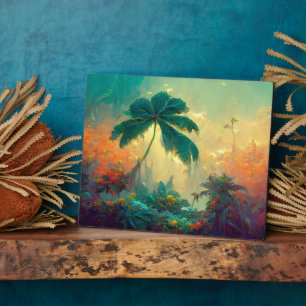 Tropical Fantasy Palm Tree Dschungel Fotoplatte