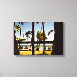 Tropical Fiji Beach 16,50x11 (41,25x27,5cm) Waccn Leinwanddruck
