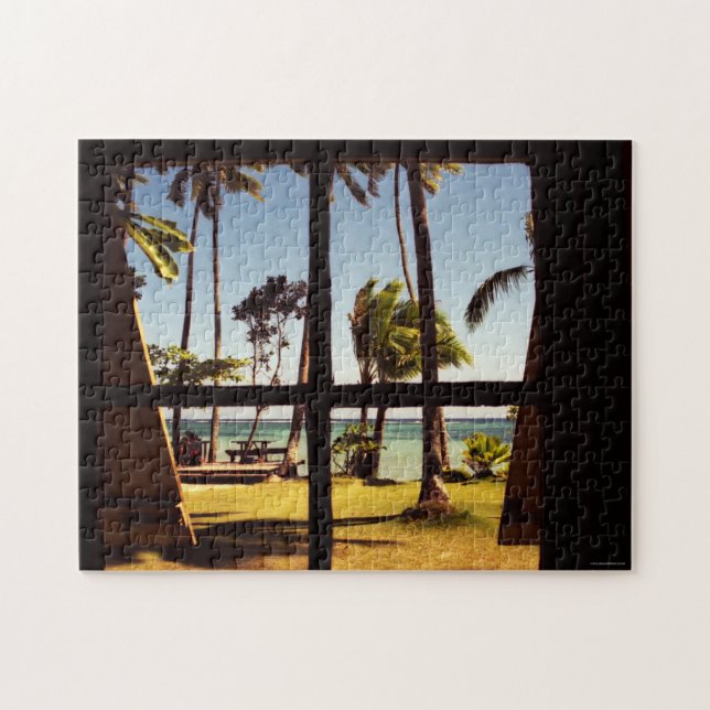 Tropical Fiji Beach Scene 11x14 252pc jpcna (Horizontal)