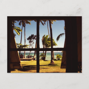 Tropical Fiji Beach Scene pccna Postkarte