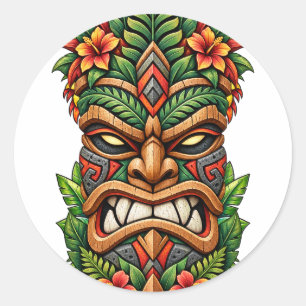 Tropical Flame Mask Aufkleber