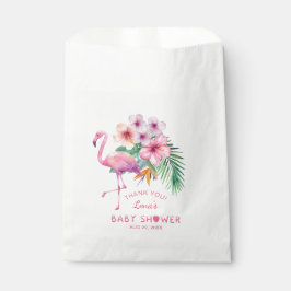 Tropical Flamingo Baby Dusche Gefallen Tasche Geschenktütchen