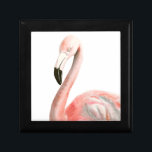 Tropical Flamingo Bird Geschenkbox<br><div class="desc">Tropischer Flamingo-Vogel. Künstler: Naomi McCavitt. Bild-ID: 145974Z.</div>